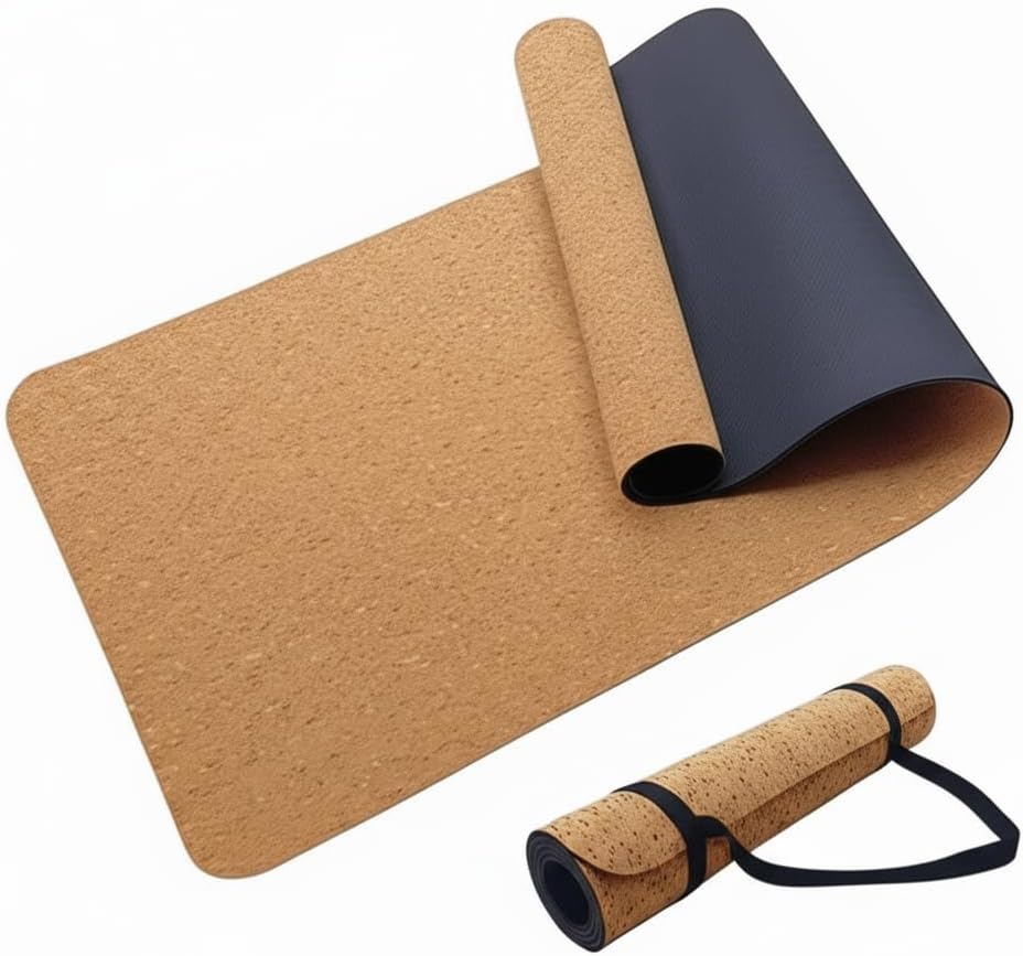 Eco-Friendly Yoga Mat Non-Slip with Carry Strap
