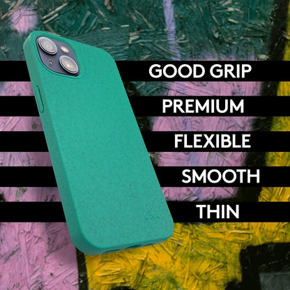 Biodegradable iPhone 14 Pro Phone Case - Mint