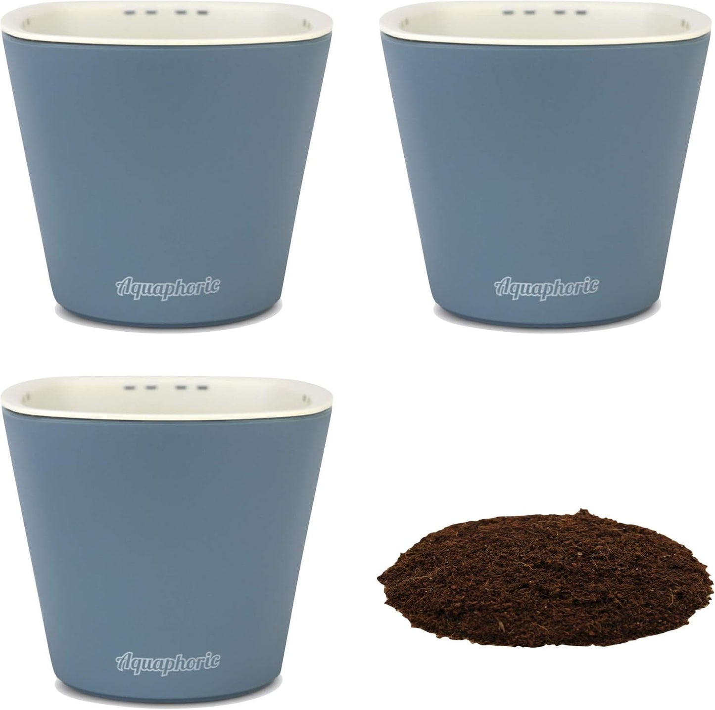 Aquaphoric Self-Watering Mini Planter Pots 3 Pack