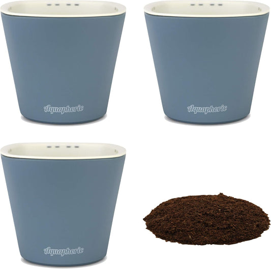 Aquaphoric Self-Watering Mini Planter Pots 3 Pack