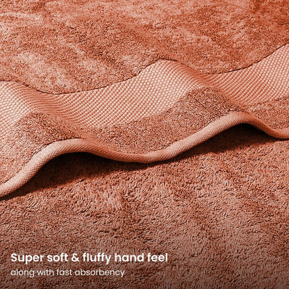 Organic Cotton Washcloths 12 Pack (Burnt Orange)