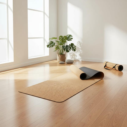 Eco-Friendly Yoga Mat Non-Slip with Carry Strap