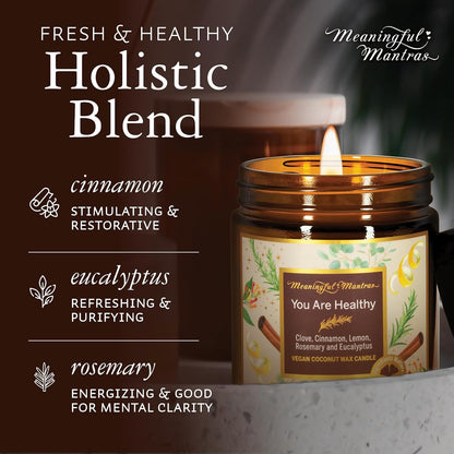 Natural Coconut Wax Candle 8 oz