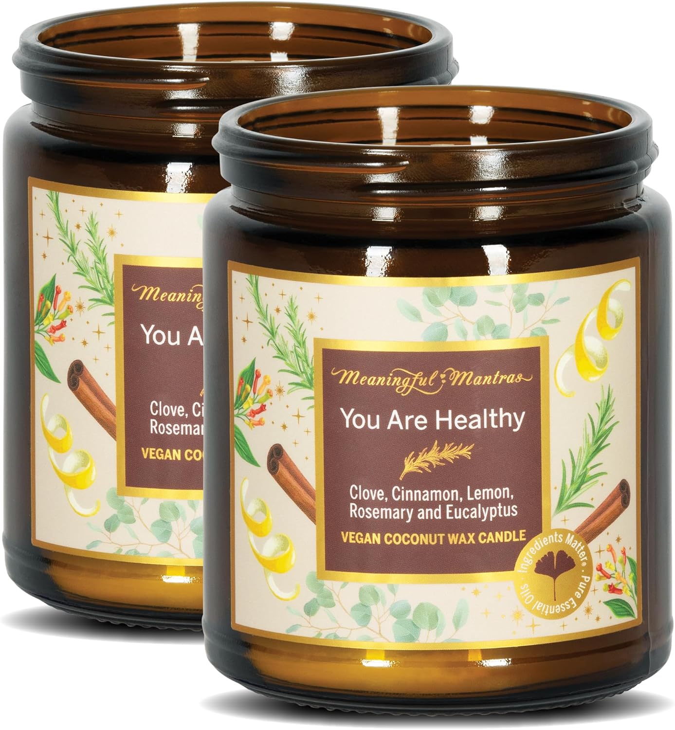 Natural Coconut Wax Candle 8 oz