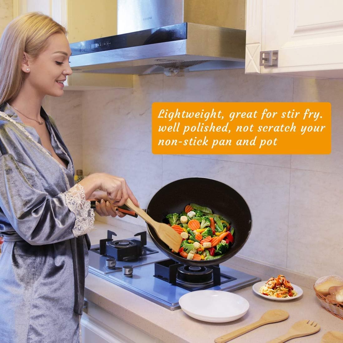 Bamboo Kitchen Utensil Set 6 Piece