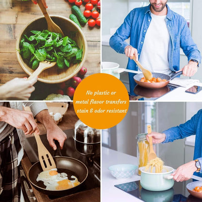 Bamboo Kitchen Utensil Set 6 Piece