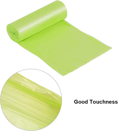 Biodegradable Trash Bags 4-6 Gallon (100 Count, Green)
