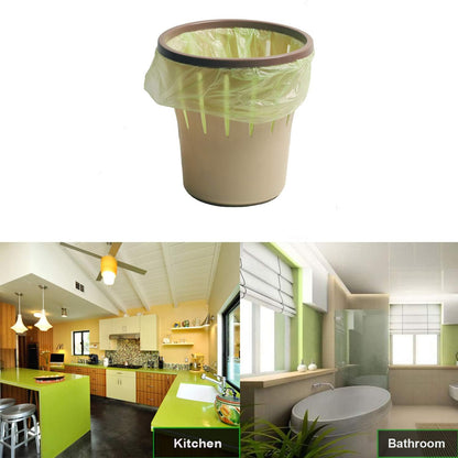 Biodegradable Trash Bags 4-6 Gallon (100 Count, Green)