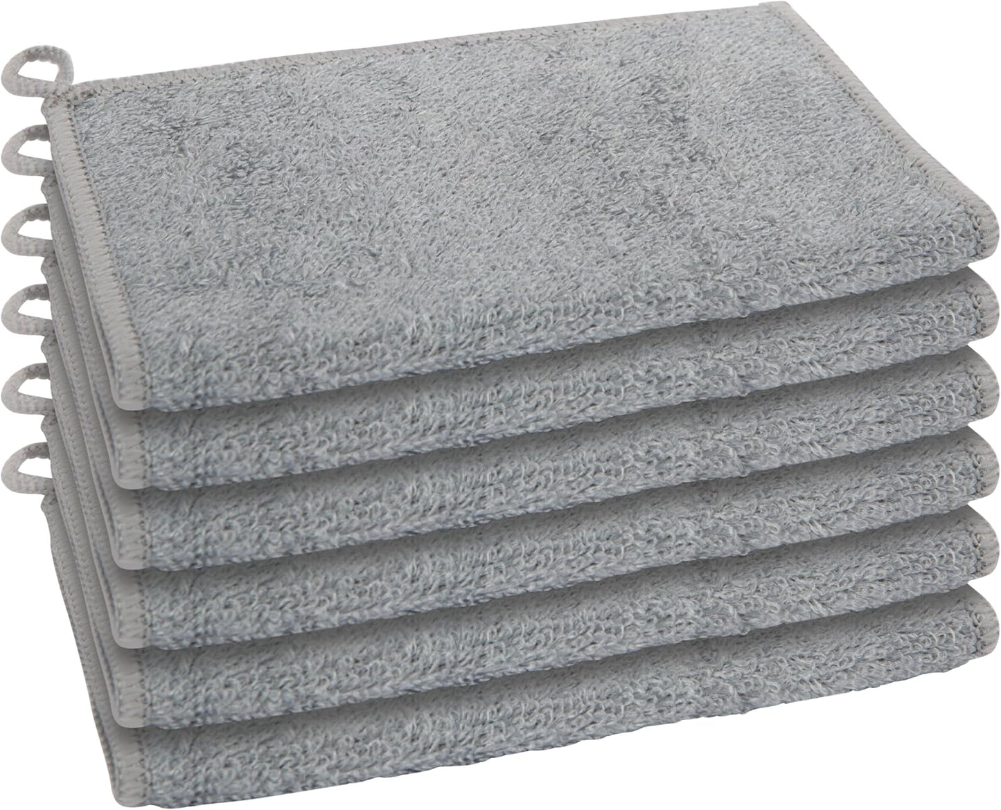 Bamboo Kitchen Washcloths 6 Pack