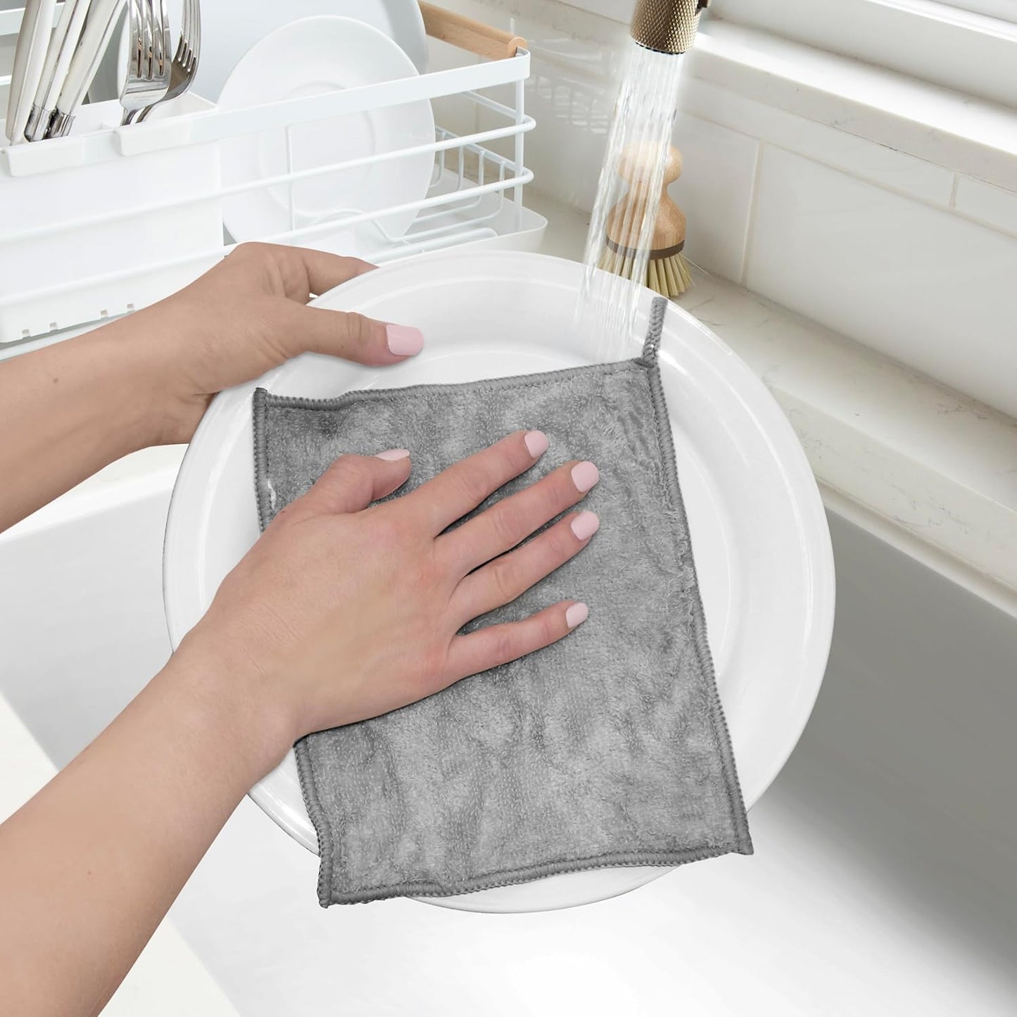 Bamboo Kitchen Washcloths 6 Pack